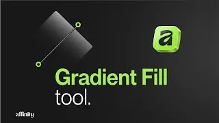 Learn how the Gradient tool in Affinity Studio Works