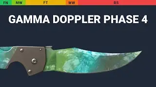 Falchion Knife Gamma Doppler Phase 4 - Skin Float And Wear Preview
