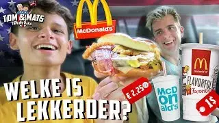 AMERIKAANSE vs. NEDERLANDSE MCDONALD'S! 💥🍔 | Tom & Mats in Amerika #16