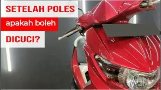 Setelah poles motor apakah bisa dicuci? #DetailingJourney