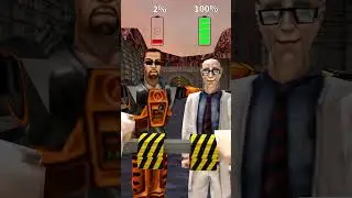 2% 🪫 vs 100% 🔋: пора подзарядится родной /  Фриман против Кляйнера / Half-life Brainrot