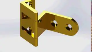 Overlay Door Angle Hinge