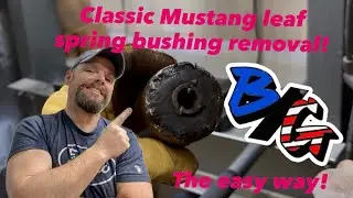 Bushing removal the EASY WAY!
