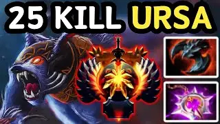 🔥 INSANE BEAR &mdash; 25 KILL URSA CARRY | DOTA 2 🔥