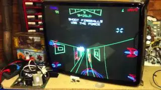 Atari Star Wars on a Hantarex Polo 2/25 monitor