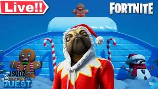 JSUDZ Plays For Paws | Festive Quest | Fortnite - Goodbye Chapter 2 | + PetCam (2/8)