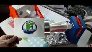 My review of the CUP-A-SAURUS tumbler turner-  Baby Raptor and Hand Turner Workstation