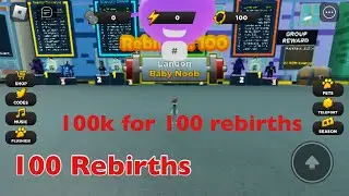 100 Rebirths and 100k Strength - Roblox Strongman Simulator (MOST VIEWED + LIKED VIDEO)