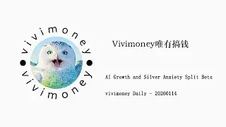 AI Growth and Silver Anxiety Split Bets（Jan14,2026）vivimoneyDaily