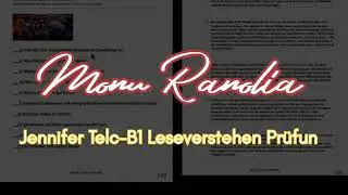 #jennifer TELC B1 LESEN PR&Uuml;FUNG CONFIRM IN EXAM 2026✅