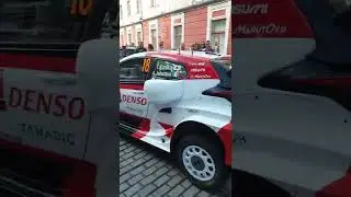 Takamoto Katsuta after start podium WRC Rally Estonia #rallyestonia #wrc