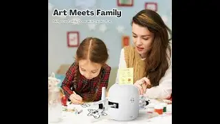 Interactive 150-Card Montessori Drawing Robot for Kids