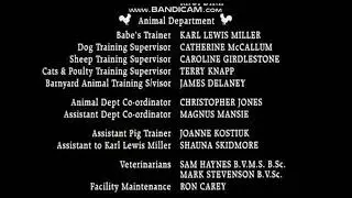 Babe 1995 - End Credits [Reversed]