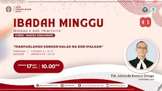 Kebaktian Minggu Bahasa Simalungun |Pdt. Julinardo Ramela Sinaga  | Minggu, 17 Agt 2025 |GKPS PBulan