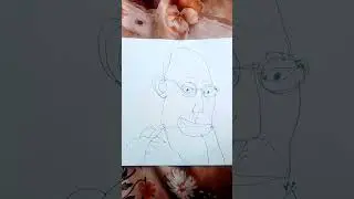 Mahatma Gandhi drawing #freedomfighter #india #shorts//shorts