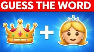 Guess The Word by Emojis 🤔🔥 | Emoji Quiz Challenge