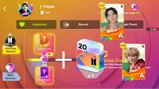 [Rhythm Hive] Collecting level 30 rewards for member happiness + buying a premium card pack 20