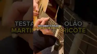 Testando o viol&atilde;o Martin D-13E Siricote Dreadnought na GUITAR CENTER de Orlando #viol&atilde;omartin