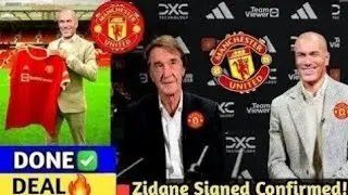 ZIDANE SHOCKS FOOTBALL WORLD: MANCHESTER UNITED&rsquo;S GAME-CHANGING MOVE! SKY SPORTS NEWS UPDATES!