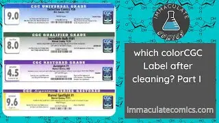 Will CGC give a blue label or purple label comic book slab after cleaning?  ASM 289 Part I of II