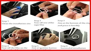 Quality product -  7 Pieces Bling Car Accessories Set, Including Bling Car Steering Wheel Covers Hol