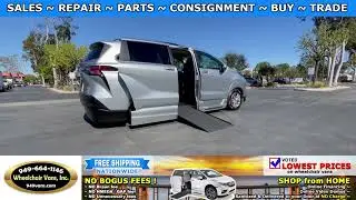 For Sale NEW 2022 Toyota Sienna Hybrid - VMI NorthStar Power ONE TOUCH Infloor Wheelchair Van