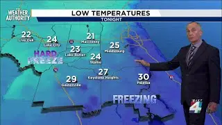 Icy roads, cold temperatures and wind chill