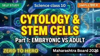 Cytology & Types of Stem Cells Embryonic vs Adult Part 1