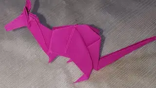 ORIGAMI KANGAROO #ORIGAMI ANIMAL #handmade # craft #viral video
