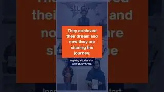 Proud to celebrate our students' success in achieving dreams with Studyin-AUS guidance.  #studyinaus