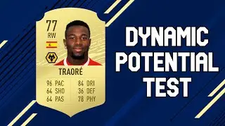 Adama Traore Dynamic Potential Test! FIFA 20 Career Mode