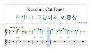 로시니: 고양이의 이중창 바이올린 편곡 Rossini: Cat Duet for Violin