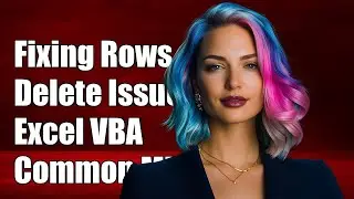 Fixing EntireRow.Delete Issues in Excel VBA: Common Mistakes Explained