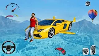 Amazing FLYING CAR Simulator Game. US Flying Car Driving Simulator Game. Android Gameplay. Funny.