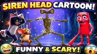 Siren Head Cartoon Dance | Funny Horror Animation | Tom & Jerry Style Comedy