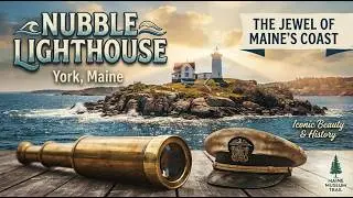 Exploring the NUBBLE LIGHT HOUSE from land and air in York, Maine