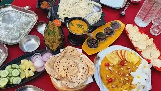 Dhaba style Lunch At Home || Ab Tak Ki Sabse Acchi Daal Tadka || Bhuna Gosht || Zeera Rice
