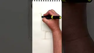 How to draw a goal post #shortvideo #football