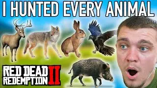 Я охотился на всех животных в Red Dead Redemptions Plains!