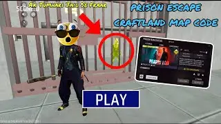 FREE FIRE NEW TRENDING PRISON ESCAPE CRAFTLAND MAP CODE | AFTER UPDATE CRAFTLAND MAP CODE IN FFM |🎁🎉