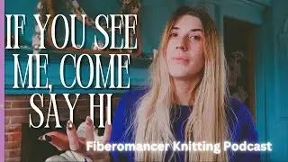Fiberomancer Knitting Podcast | episode 42 | Caron Cake Blossom yarn review + Knit North Yarn Crawl