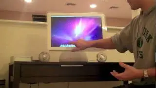 20-дюймовый сенсорный iMac G4 / дисплей Apple Cinema &mdash; демонстрация