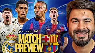 Barcelona vs Real Madrid Supercup Final Preview!