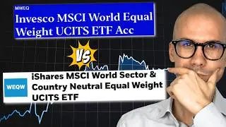 MSCI World Equal Weight: sottopesa USA e Tecnologia