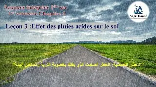 Chapitre 3 Le&ccedil;on 3&nbsp;: Effet des pluies acides sur le sol