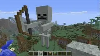 Minecraft- Let's Build a Giant Skeleton (HD)