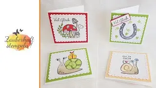 Abschiedsprojekte | Teil 4 | Schneckenpost | Ride the Range | Ovale Grüße | Minikarte | Stampin' Up!