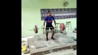 vijayarangan weightlifter|atlas gym 150kgclean&jark|