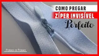 Como Pregar Zíper Invisível - Passo a Passo