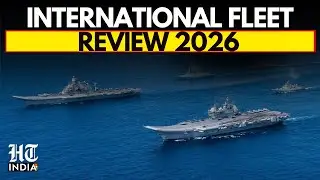 President Droupadi Murmu witnesses international fleet review at Visakhapatnam | India | Navy